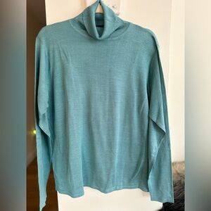 Women Herman Geist Turtleneck Silk Sweater Vintage Large